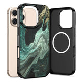 iPhone 16 Pro Tech-Protect Lamano Deksel - MagSafe Kompatibel - Verde Aura