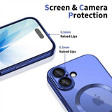 iPhone 17 Tech-Protect MagFlex Deksel - MagSafe Kompatibel - Blå / Gjennomsiktig
