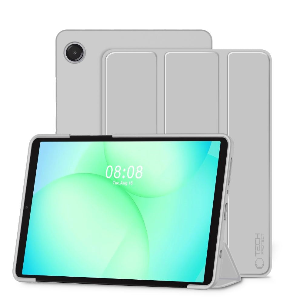 Samsung Galaxy Tab A11 / A9 Tech-Protect Smartcase Flip Deksel - Grå