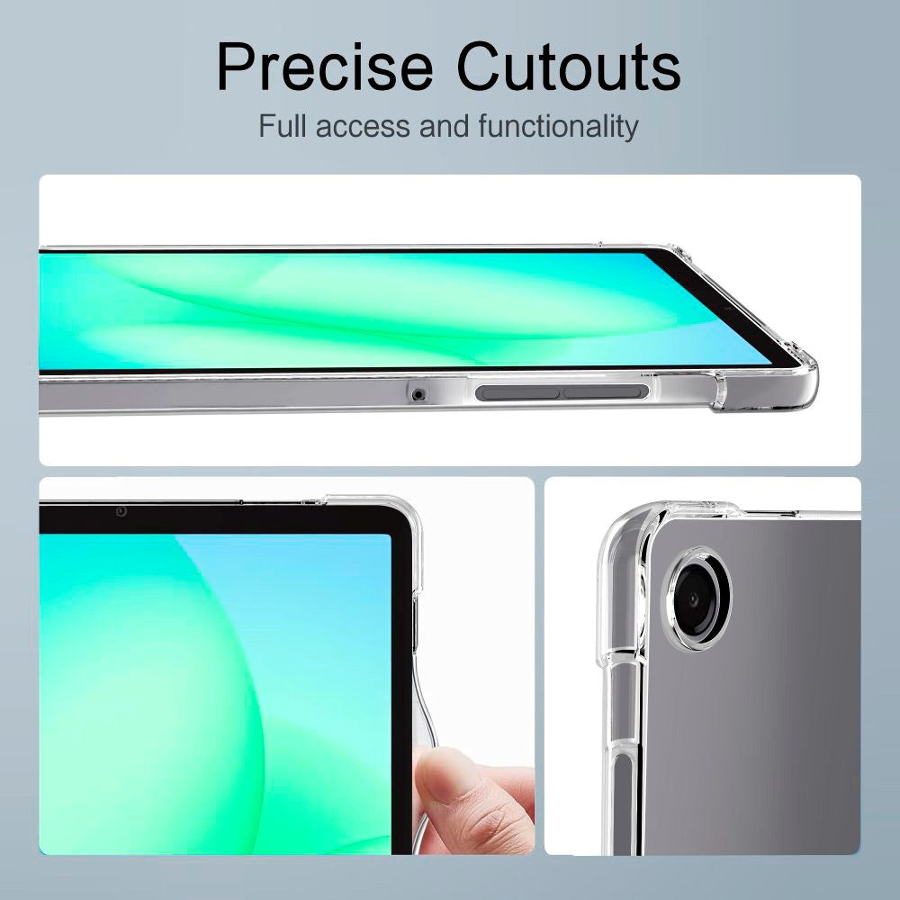 Samsung Galaxy Tab A11 / A9 Tech-Protect FlexAir Plast Deksel – Gjennomsiktig