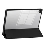 Samsung Galaxy Tab A11+ (Plus) / A9+ (Plus) Tech-Protect SC Pen Hybrid Flip Deksel m. Stylus Holder - Svart / Gjennomsiktig