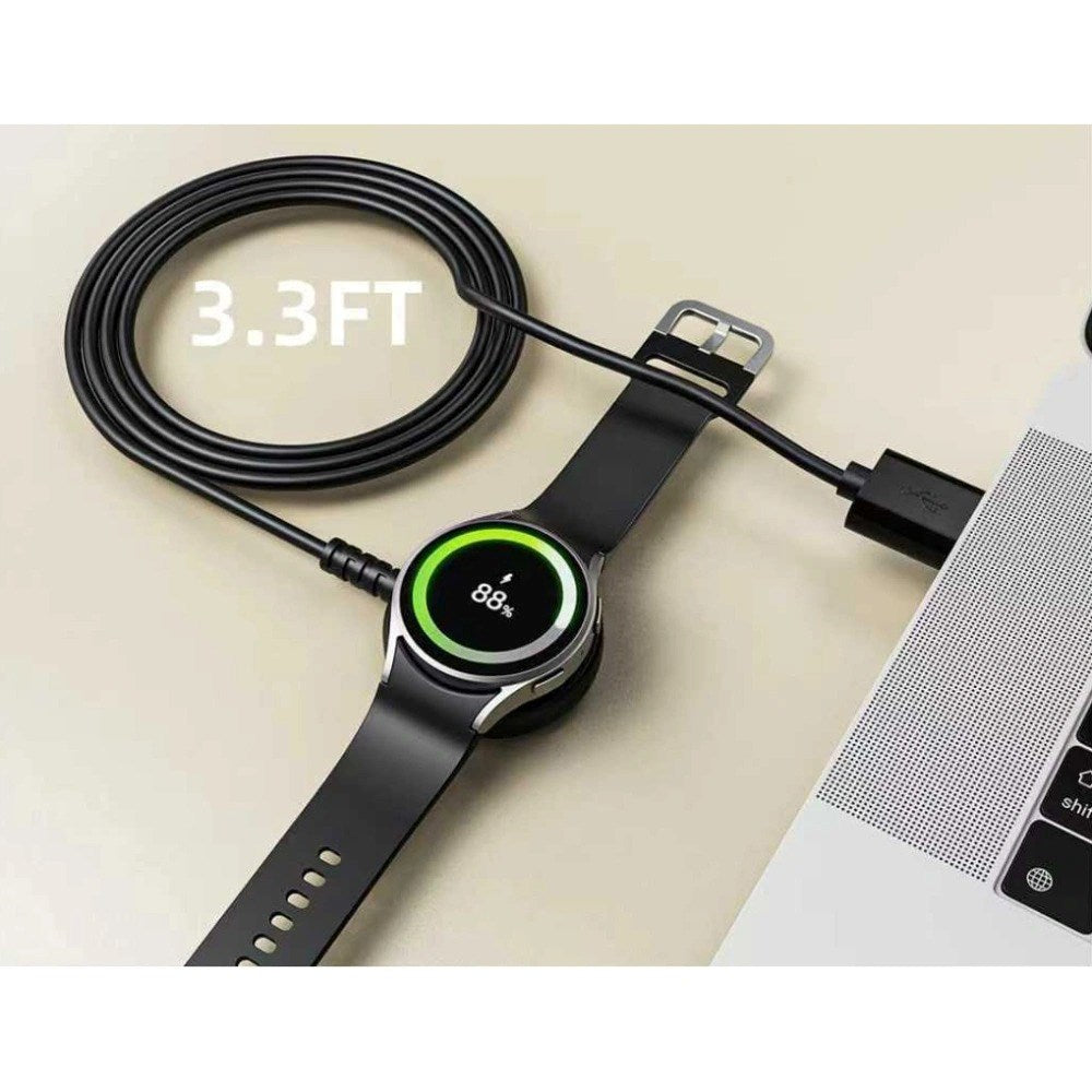Tech-Protect MC03 Samsung Galaxy Watch-Lader med USB-A / 2,5 W / 1 m - Svart