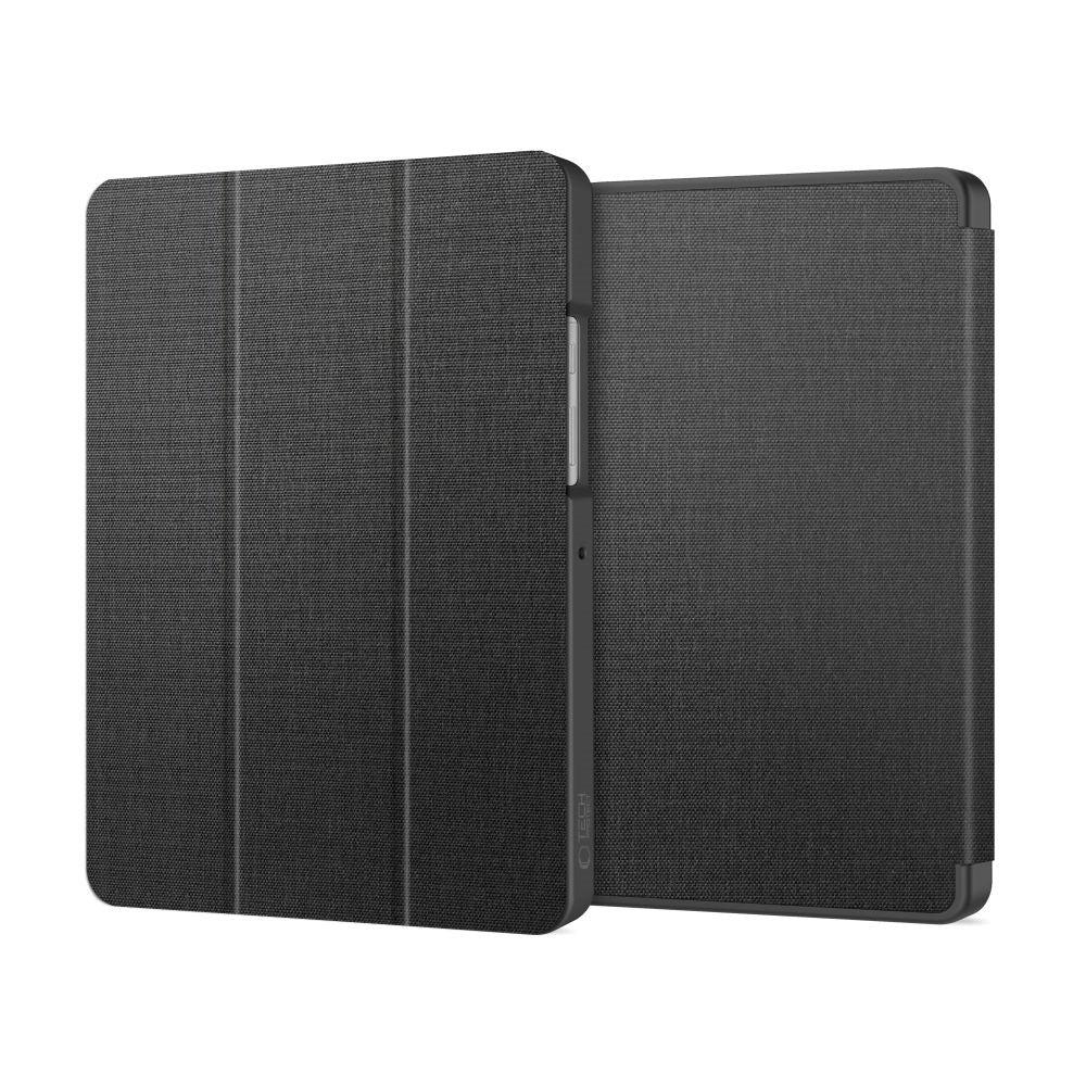 Samsung Galaxy Tab A11 / A9 Tech-Protect SC Pen Canvas Flip Deksel m. Stylus Holder - Grå