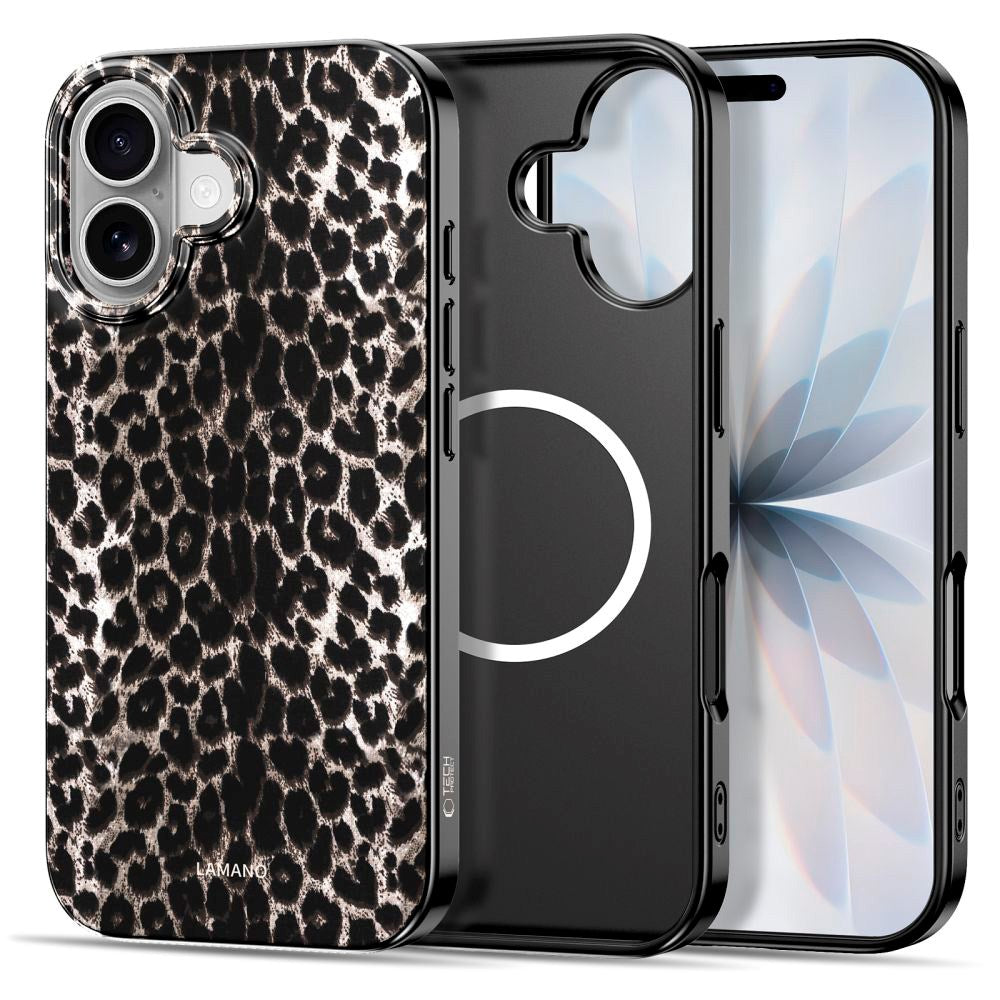 iPhone 17 Tech-Protect Lamano Deksel - MagSafe Kompatibel - Leopard