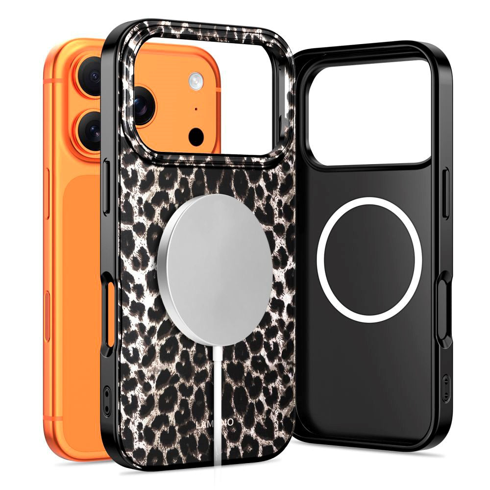 iPhone 17 Pro Tech-Protect Lamano Deksel - MagSafe Kompatibel - Leopard