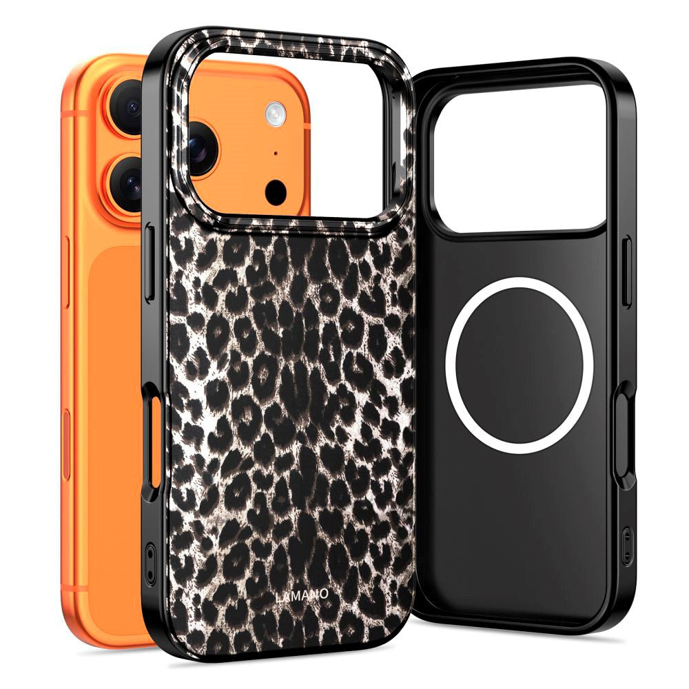 iPhone 17 Pro Max Tech-Protect Lamano Deksel - MagSafe Kompatibel - Leopard