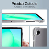 Samsung Galaxy Tab A11+ (Plus) / A9+ (Plus) Tech-Protect FlexAir Plast Deksel – Gjennomsiktig