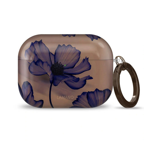 Apple AirPods Pro (3. Gen.) Tech-Protect Lamano Deksel med Nøkkelring - Velvet Night