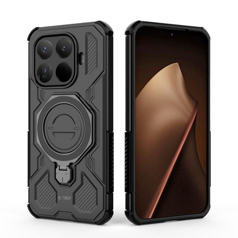 Xiaomi 15T Pro Tech-Protect TacticStand Håndverker Deksel - MagSafe Kompatibel - Svart