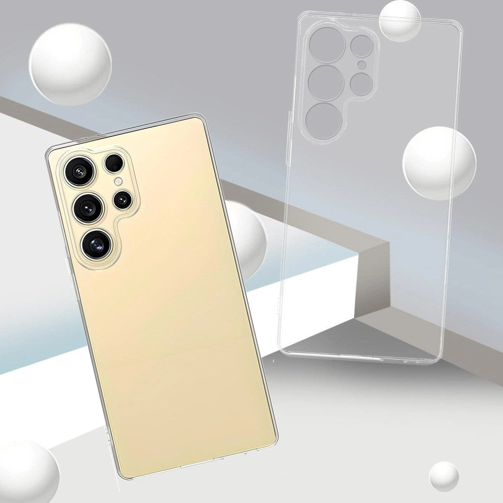 Samsung Galaxy S26 Ultra Tech-Protect Flexair Hybrid Deksel - Gjennomsiktig