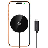 Tech-Protect 25W Qi2 Magnetisk Trådløs Lader - MagSafe Kompatibel - Svart