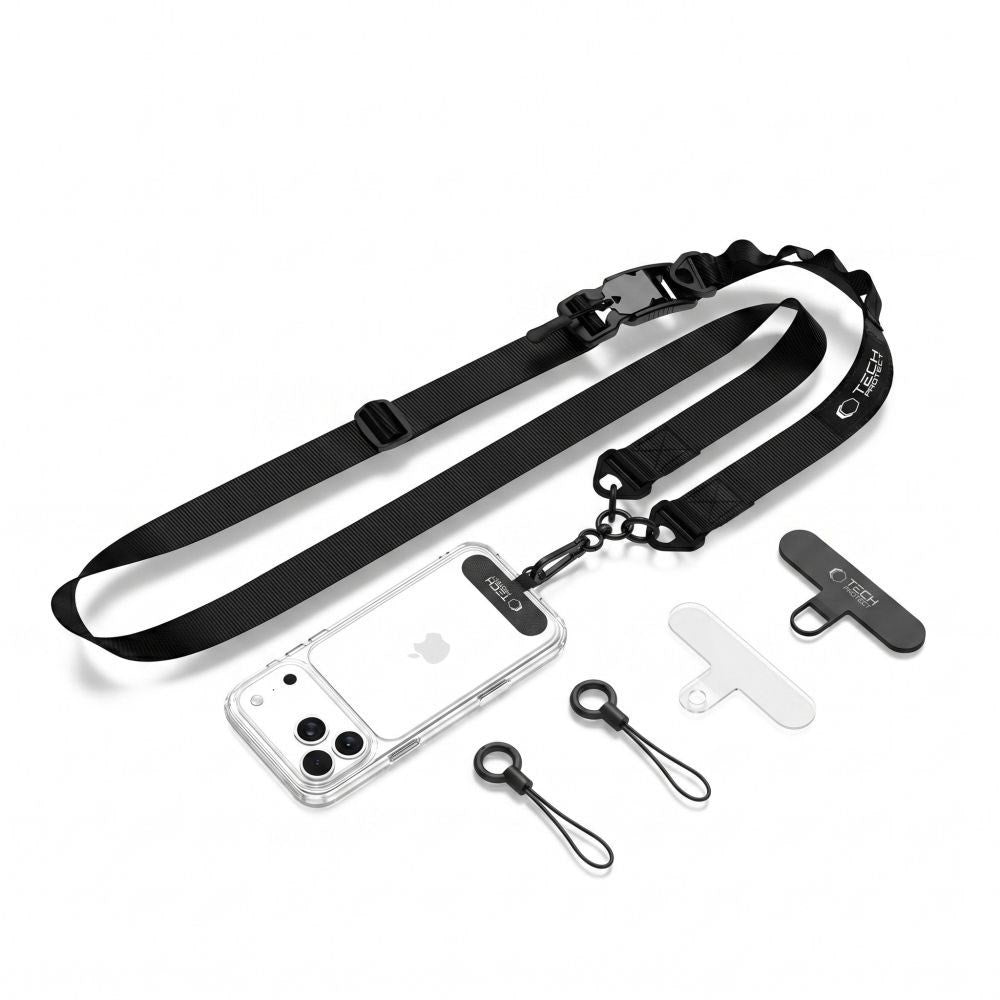 Tech-Protect Rope Crossbody Strap - Svart