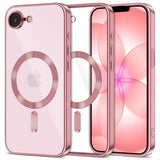 iPhone 17e / 16e Tech-Protect MagFlex Deksel - MagSafe Kompatibel - Gjennomsiktig / Rose Gold