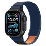 Apple Watch (44/SE/45/46/49Mm) Tech-Protect Nylon Elite Reim - Blå / Oransje