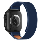 Apple Watch (44/SE/45/46/49Mm) Tech-Protect Nylon Elite Reim - Blå / Oransje