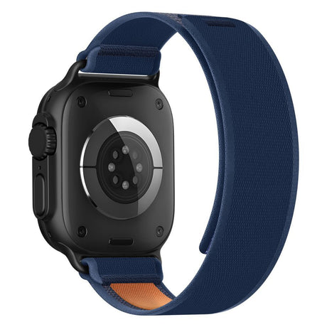 Apple Watch (44/SE/45/46/49Mm) Tech-Protect Nylon Elite Reim - Blå / Oransje