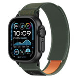 Apple Watch (44/SE/45/46/49Mm) Tech-Protect Nylon Elite Reim - Grønn / Oransje