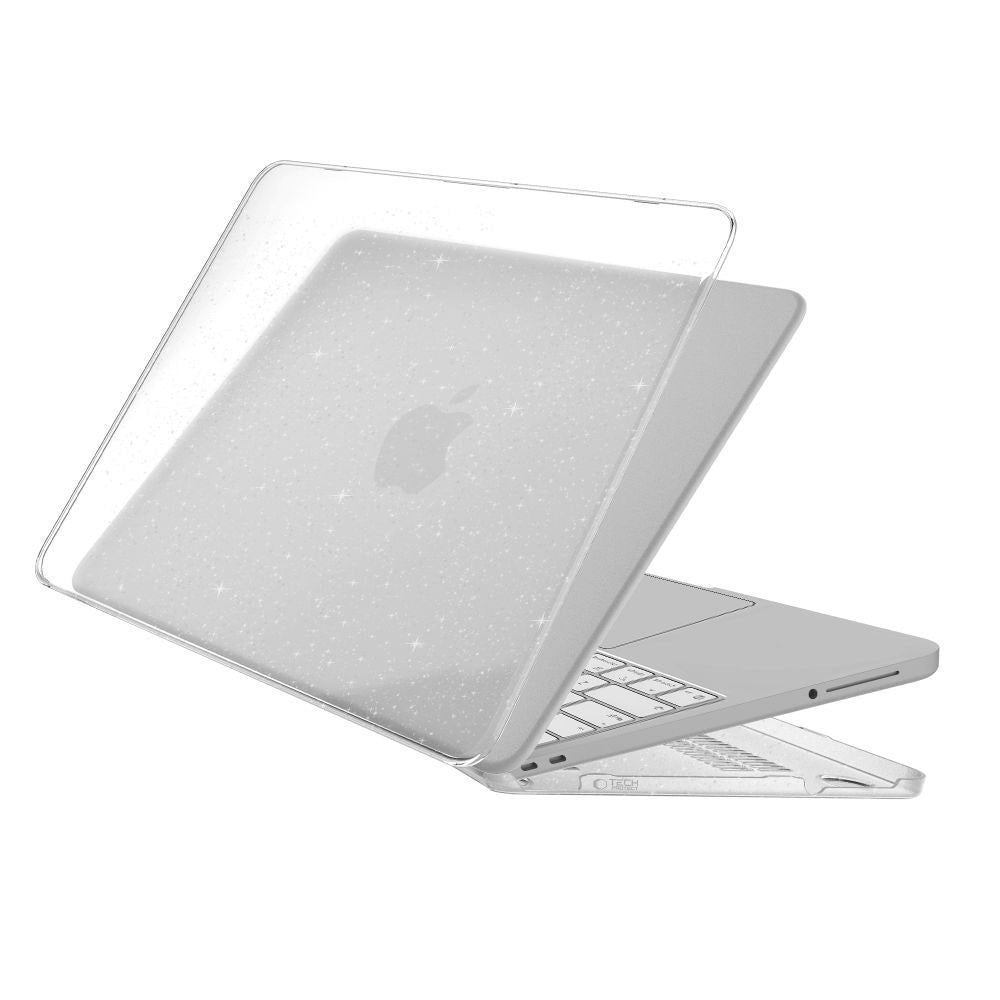 MacBook Neo 13 A18 Pro (2026) Tech-Protect Smartshell Deksel - Glitter Clear