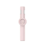 Tech-Protect L10S Bluetooth Tripod Selfie Stick – MagSafe Kompatibel – Rosa / Sølv
