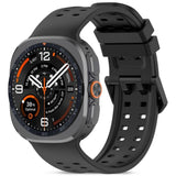Samsung Galaxy Watch Ultra 2 / Ultra (47mm) Tech-Protect Silicone Air Klokkereim - Svart