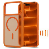 iPhone 18 Pro Max / 17 Pro Max Tech-Protect MagMat Deksel - MagSafe Kompatibel - Matt Oransje