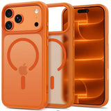 iPhone 18 Pro / 17 Pro Tech-Protect MagMat Deksel - MagSafe Kompatibel - Matt Oransje