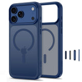 iPhone 18 Pro / 17 Pro Tech-Protect MagMat Deksel - MagSafe Kompatibel - Matt Mørkeblå