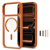 iPhone 18 Pro Max / 17 Pro Max Tech-Protect MagMat Deksel - MagSafe Kompatibel - Gjennomsiktig / Oransje