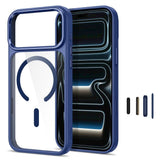 iPhone 18 Pro Max / 17 Pro Max Tech-Protect MagMat Deksel - MagSafe Kompatibel - Gjennomsiktig / Blå