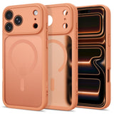 iPhone 17 Pro / 18 Pro Tech-Protect BasicMag Hybrid Deksel - MagSafe Kompatibel - Matt Oransje