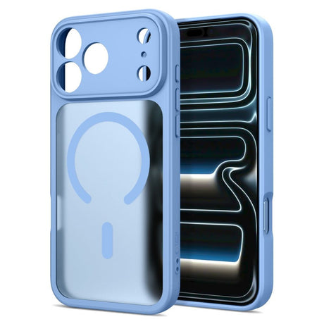 iPhone 17 Pro Max / 18 Pro Max Tech-Protect BasicMag Hybrid Deksel - MagSafe Kompatibel - Matt Lyseblå