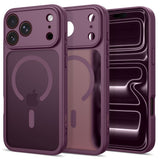 iPhone 17 Pro Max / 18 Pro Max Tech-Protect BasicMag Hybrid Deksel - MagSafe Kompatibel - Matt Rød