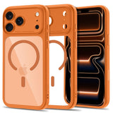 iPhone 18 Pro Max / 17 Pro Max Tech-Protect MagPeak Deksel - MagSafe Kompatibel - Oransje / Gjennomsiktig