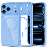 iPhone 18 Pro / 17 Pro Tech-Protect MagPeak Deksel - MagSafe Kompatibel - Lyseblå / Gjennomsiktig