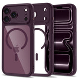 iPhone 18 Pro / 17 Pro Tech-Protect MagPeak Deksel - MagSafe Kompatibel - Rød / Gjennomsiktig