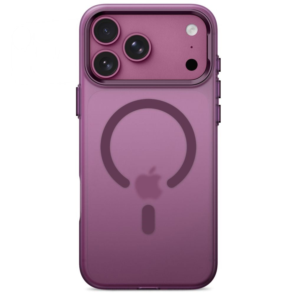 iPhone 18 Pro / 17 Pro Tech-Protect MagZero Deksel - MagSafe Kompatibel - Matte Dark Cherry