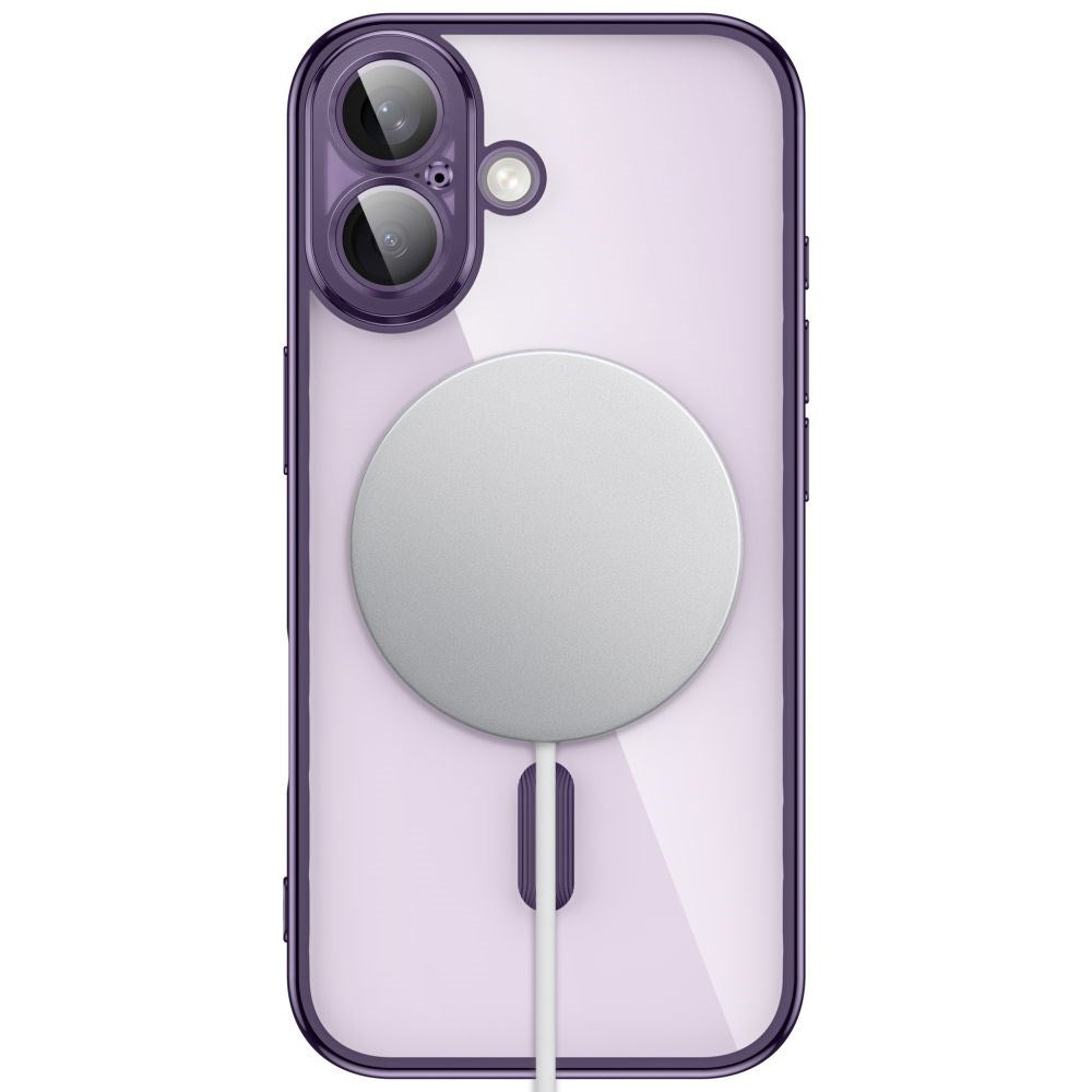 iPhone 17 Tech-Protect MagFlex Deksel - MagSafe Kompatibel - Lilla / Gjennomsiktig