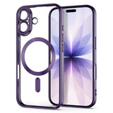 iPhone 17 Tech-Protect MagFlex Deksel - MagSafe Kompatibel - Lilla / Gjennomsiktig