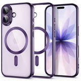 iPhone 17 Tech-Protect MagFlex Deksel - MagSafe Kompatibel - Lilla / Gjennomsiktig