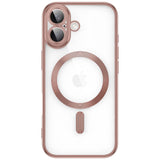 iPhone 17 Tech-Protect MagFlex Deksel - MagSafe Kompatibel - Rose Gold / Gjennomsiktig