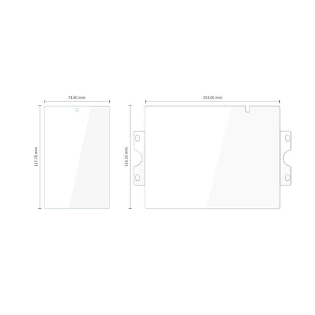 Samsung Galaxy Z Fold8 Tech-Protect Easy Set Foil & Glass Fit+ 4-i-1 Skjermbeskyttelsessett - Skjerm på Forsiden og Baksiden - Gjennomsiktig