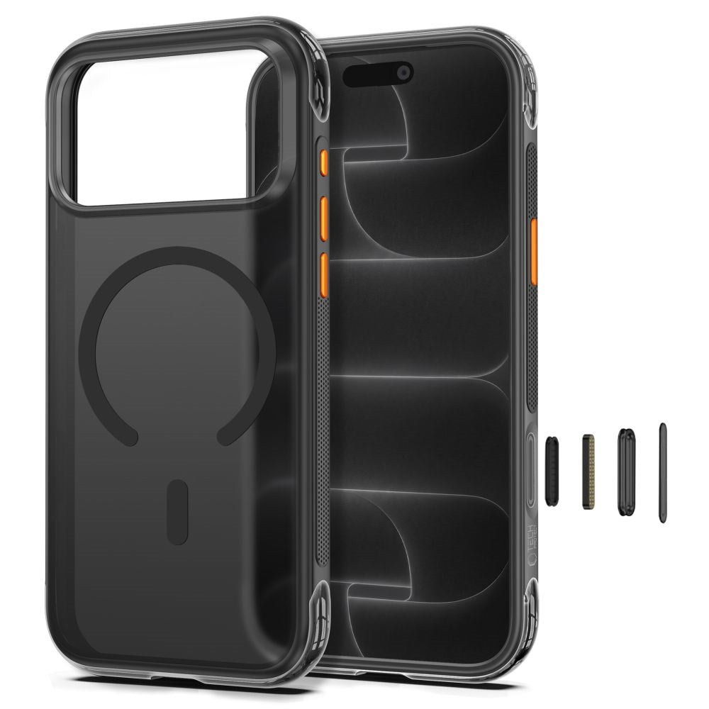 iPhone 18 Pro / 17 Pro Tech-Protect MagAir Deksel - MagSafe Kompatibel - Matt Svart