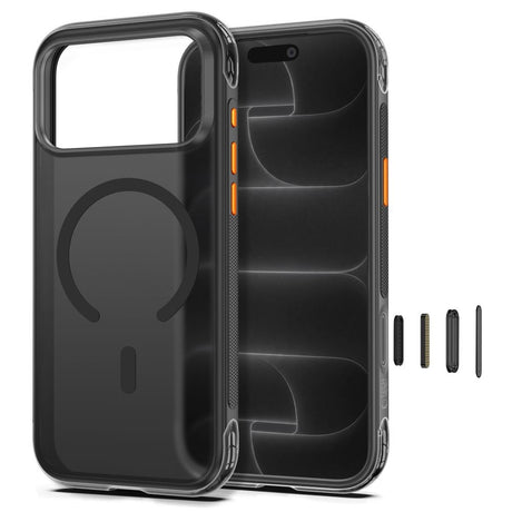 iPhone 18 Pro Max / 17 Pro Max Tech-Protect MagAir Deksel - MagSafe Kompatibel - Matt Svart