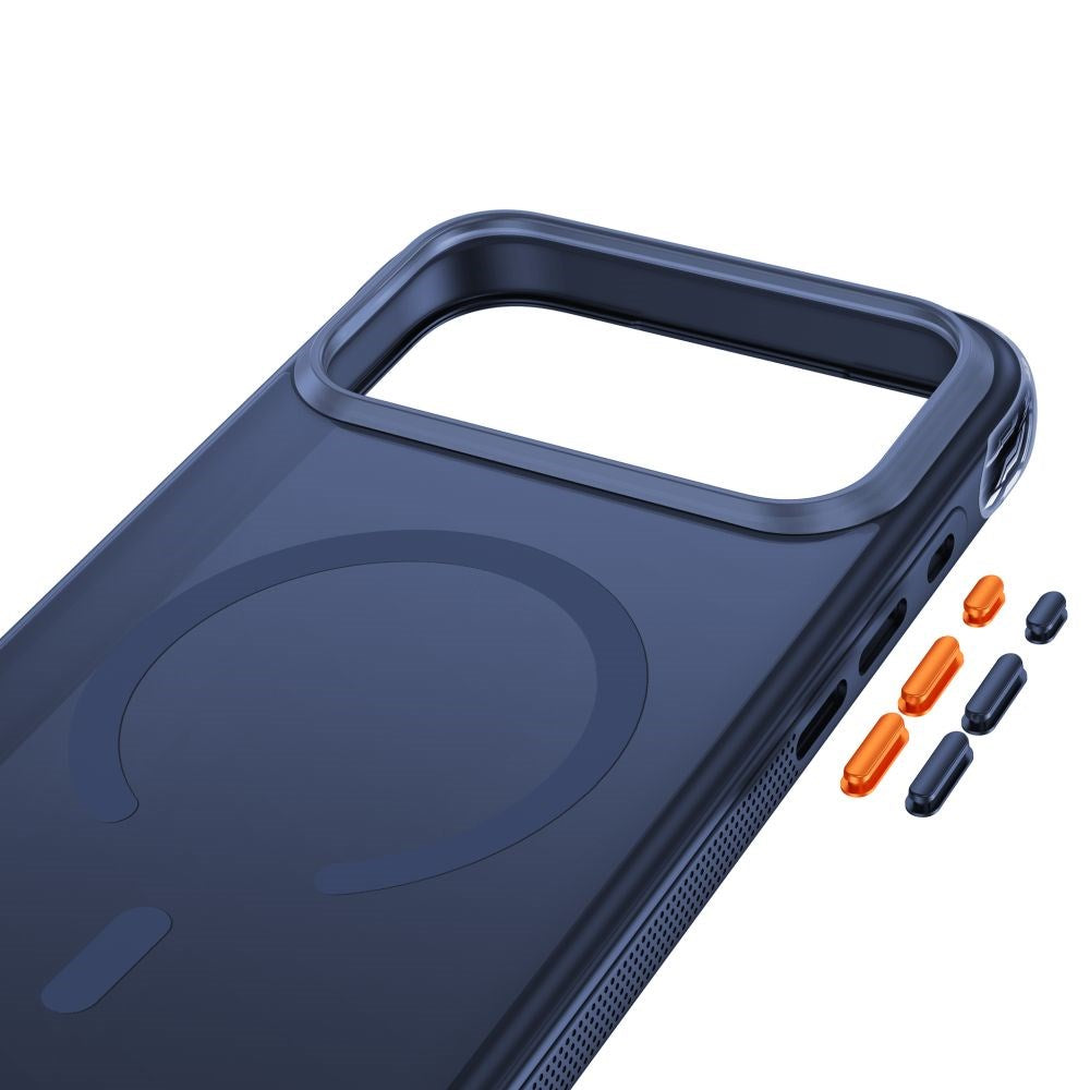 iPhone 18 Pro Max / 17 Pro Max Tech-Protect MagAir Deksel - MagSafe Kompatibel - Matt Blå