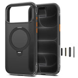 iPhone 18 Pro / 17 Pro Tech-Protect MagAir Stand Deksel med Kickstand - MagSafe Kompatibel - Matt Svart