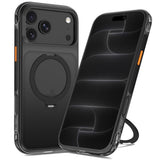 iPhone 18 Pro Max / 17 Pro Max Tech-Protect MagAir Stand Deksel med Kickstand - MagSafe Kompatibel - Matt Svart