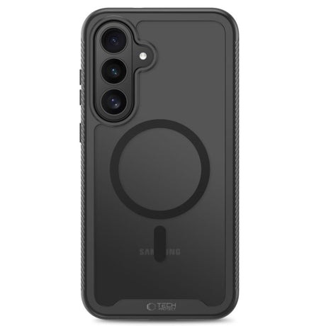 Samsung Galaxy S26 FE Tech-Protect Defense Deksel med Skjermbeskytter - MagSafe Kompatibel - Matte Black