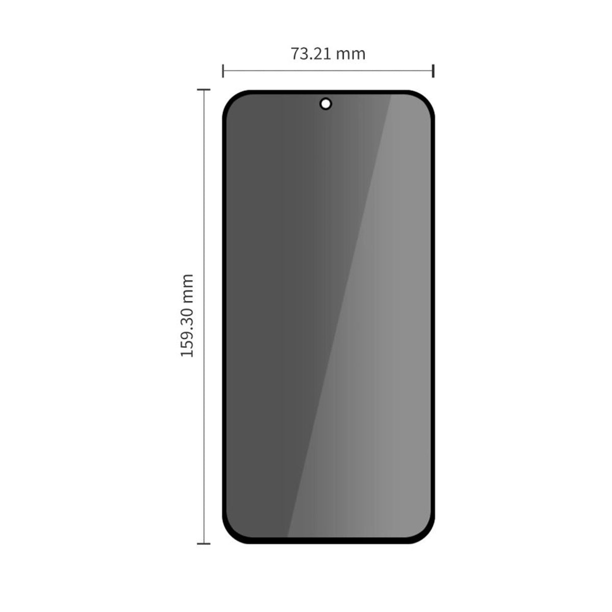 Samsung Galaxy A18 (4G / 5G) Tech-Protect Quick Set Spy+ Privacy Beskyttelsesglass - 2 stk - Gjennomsiktig