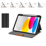 iPad 11" (2025) / 10.9" (2024 / 2022) Tech-Protect Fleece Flip Deksel - Brun