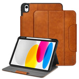 iPad 11" (2025) / 10.9" (2024 / 2022) Tech-Protect Fleece Flip Deksel - Brun